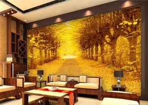 Moderna sala de estar papel de parede luar beleza lua flor boa lua redonda cereja árvore paisagem pintura tv fundo parede