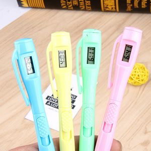 Electronic Portable Watch Test Clock Ball point Student Work Office school student Special-purpose pen