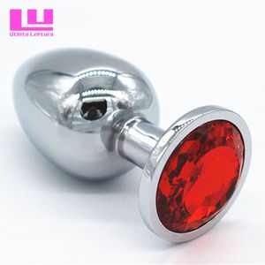 Utinta Leptura Metal Anal Toys Butt Plug Stainless Steel Anal Plug, Sex Toys for Women Adult Sex Products Men 3 Size C18112701