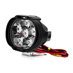 2 sztuk 9-85 V 1000LM 10W Motocykl Spotlight Rower Motor Rower Headlamp Scooter Rower ATV Reflektor