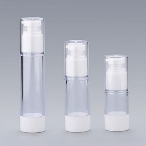 15/30/50/ml Vacuum Empty Perfume Bottles Lotion Spray Airless Pump Bottle Cosmetic Travel Makeup Bottles LX1362