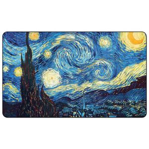 Magic Board Jogo Playmat: Van Gogh's Starry Sky 2.60 * 35cm Tamanho Tamanho Matim Tapete Mousepad