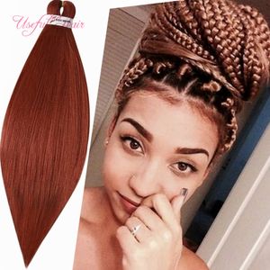 Easy Braids hair Ombre Braiding Crochet Hair Extensions 26inch Synthetic Hair Easy Pre Stretched 90grams Professional Low Temperature Fiber