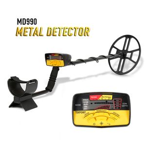 Big Bobina Professional Metal Detector Metro Gold Digger Treasure Hunter Coin Rastreador apanhador Nugget Detector Localizador de Scanner