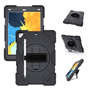 Wojskowy Extreme Heavy Duty Szokowy Uchwyt Obrońcy Tablet Case Pokrywa dla iPad 10.2 Mini 4 5 IPAD 9.7 PRO 10.5 AIR 2 IPAD Pro 11 2018