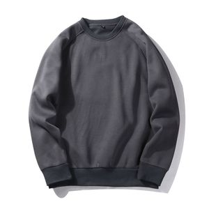 Män höst vinter mode solid hoodies casual pullovers o neck manlig pullover sportkläder tracksuit våren mens crewneck sweatshirt