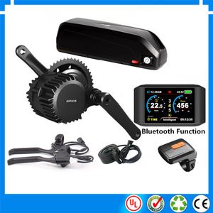 EU Us No Taxes BBSHD BAFANG Mid Drive 48V 1000W Electric Bike Motor Kit med Hailong 17.5ah Li-Ion Down Tube Ebike Batteri