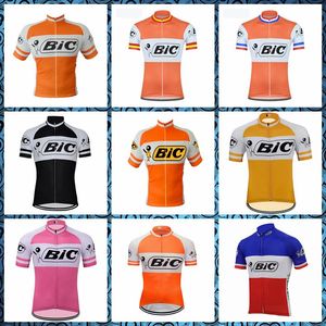 Traspirante squadra BIC ciclismo maglia maniche corte maglia da bicicletta all'aperto stile estivo Mtb abbigliamento sportivo uniforme Maillot ciclismo U51026