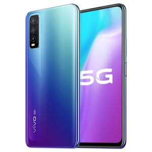 Original Vivo Y70s 5G LTE Telefone Móvel 8GB RAM 128GB 256GB Rom Exynos 880 Octa Core Android 6.53 