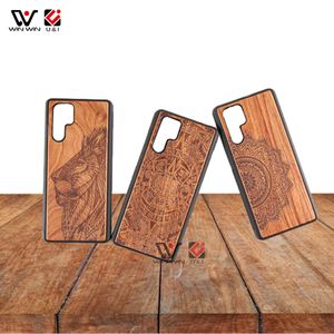 Shockside Phone Fodral För Huawei P20 P30 Mate x 20 30 Pro Back Cover Miljövänligt Rosewood Design Anpassad logotypmönster 2021 Lyx