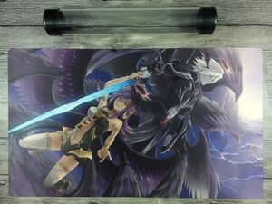 Yugioh Darklord Trading Card Game Playmat Duel CCG Mat Tubo Livre de Alta Qualidade