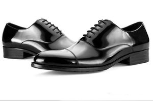 كبير الحجم EUR45 الأسود موضة أحذية الرسمي الأعمال رجالي اللباس أحذية جلدية حقيقية ديربي بنين حفلة موسيقية أحذية