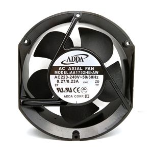 Novo Original ADDA AA1752HB-AW AC220-240V 50/60Hz 0,27/0,23A 172x51MM 2 linhas Ventilador de refrigeração do inversor