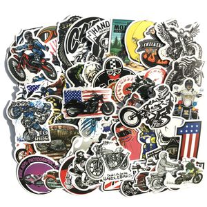 50 Stück gemischte kleine Poster, Skateboard-Aufkleber, Motorrad, geboren zum Fahren, für Auto, Laptop, Helm, Aufkleber, Pad, Fahrrad, PS4, Notebook, Gitarre, PVC-Aufkleber