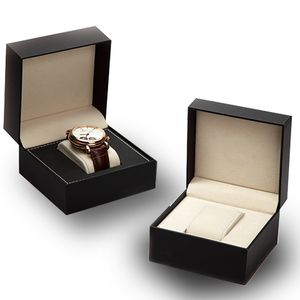 Scatola per orologi quadrata personalizzata di lusso di alta qualità all'ingrosso di nuovo design Scatola per orologi Designei