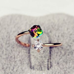 Wholesale gold bow rings for sale - Group buy New Fashion Jewelry Luxury Design Rose Gold Color Bow Zircon Rings For Women R7