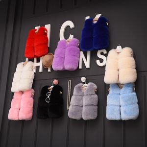 Baby Kids Jacket 2019 Autumn Winter Children Coat High Quality Faux Fur Coat Outerwear Toddler Baby Girls Winter Warm Fur Jacket Vest