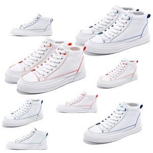 plataforma grossista mulheres sapatos de lona plat triplos vermelhos branco azul tecido confortável formadores verdes de designer sneakers 35-40