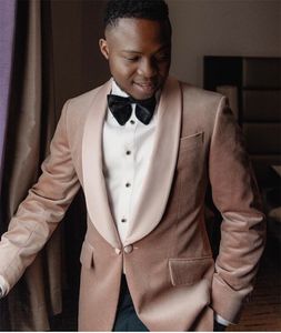 Новые прибытия WeddingTuxedos 2019 Slim Fit шаблон для мужчин костюмы One Button Формальные Бизнес-Groom Костюм (куртка + Pant + лук)