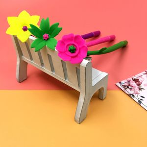 Kreativ brevpapper härlig mjuk student pris växt blomma gräs neutral mode söt lycklig flora blommor design kulspetspenna