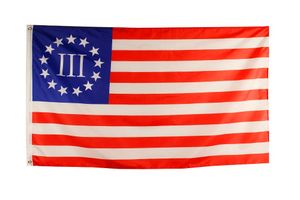 90x150 cm 3x5 fts US Nyberg Three Percent United States Flag Betsy Ross 1776 Großhandelspreis im Großhandel