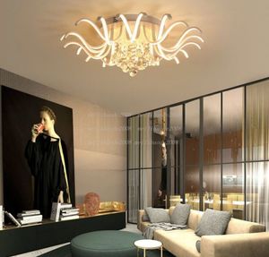 Yüzey Yemek odası AC90-265V Tavan Lamba Armatür MYY Yaşayan ev dekoratif Bedroom için Kristal Modern Led Tavan ışıkları Monteli