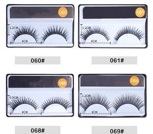 10 Pairs per Lot M &AC 3D Mink False Eyelashes Natural Long Thick Eye Lashes Extensions 12 Stylies