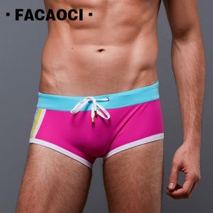 Nuovi boxer maschili uomo a vita bassa costume da bagno design creativo costume da bagno Maillot De Bain abbigliamento da spiaggia vendita calda