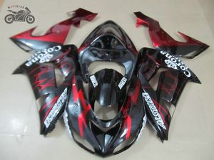 Dostosuj swoje części obiektowe dla Kawasaki Ninja 2006 ZX10R Red Corona Ciała naprawy Łóżka nadwozi ZX 10R 06 07 ZX-RR ZX-10R