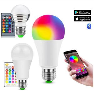 Smart Home Life LED Light WiFi Bulb E27 RGBW 5W 10W 15W Smart Lampa Muzyka Bluetooth 4.0 Kontrola aplikacji / IR Pilot Home Lighting