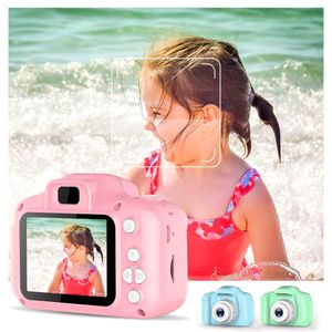 Children Digital Camera 2" HD Screen Chargable Mini Camera Kids Cartoon Cameras Toys Outdoor Photography Props for Child Birthday Xmas Gift