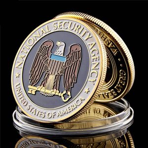 US Army Gold Eagle Coin Craft National Security Agency Washington d c Gratis Eagle oz Geplated Challenge Badge