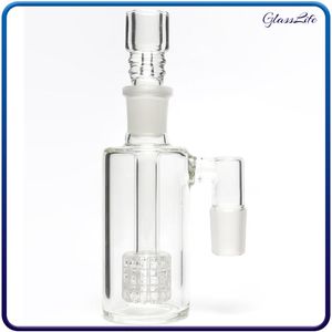 Rauchen Bongs Glas Aschenfänger 14mm 18mm Adapter Wasserpfeife Wasserpfeifen 4,5 Zoll 45 90 Grad für Ölbrenner Rig Wachs Dabber Werkzeugsatz