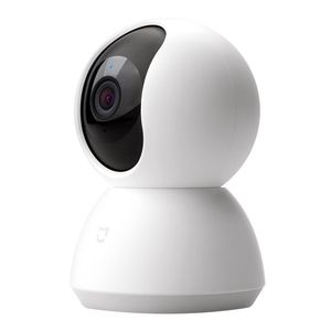 Mijia 1080P Ev Panoramik WiFi IP kamera 360 Geniş açılı Kızılötesi Gece Görüş AI Hareket Algılama - Beyaz