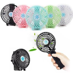 USB 18650 Battery Rechargeable Fan Ventilation Foldable Air Conditioning Fan Foldable Cooler Mini Operated Hand Held Cooling Fan For Home