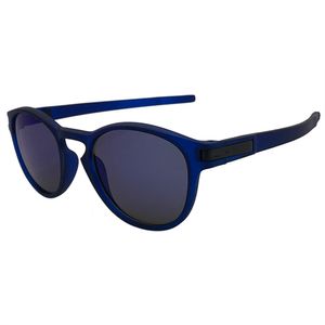 Luxo-Designer Sunglasses Luxo Moda Sports Marca óculos de sol personalizados 9265 Matte azul / azul Mercury espelho lente