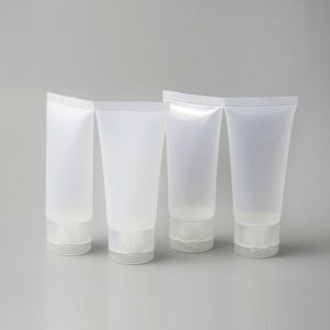50 x ml vorst helder plastic lege fles cosmetische room lotion hand crème buis g mildy wassen zachte buis verpakking container