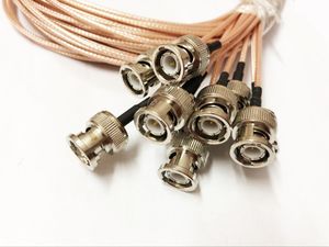 Freeshipping 10pcs SMA Male to BNC male Connector Adapter RF Pigtail Cable 2m RG316