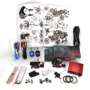 Wholesale coils set tattoo resale online - Tattoo Machine Kit Coil Machine Set Tattoo Grip And Grip With Cartridge Needles
