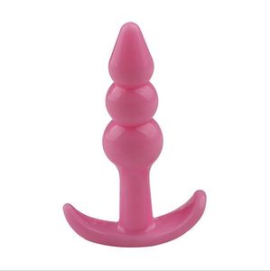 Silicone Butt Plug Anal Plug Unisex Sex Stopper 3 Different Style Adult Toys for Men/Women Anal Trainer for Couples