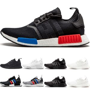 Löpskor Sneaker Triple Black White Solar Red Core Oreo Tri-Color Men Kvinnor Designer Trainer Sport Sneaker