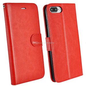 Per iPhone 11 XS MAX XR 8 7 Custodia in pelle con portafoglio in TPU Custodia per scheda Flip Cover per telefono per Samsung S10 S9 Plus