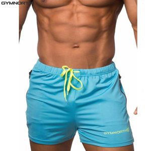 Gymness casual shorts homens ropa de hombre 2018 verão calças curtas zíper maillot de bain homme respirável bermuda masculina