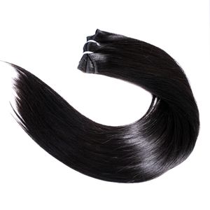 BeautyStarQuality Single Donor Hair Full Cuticle Aligned Virgin Real Human Unprocessed Straight Wave Raw Indian Malaysian Extension