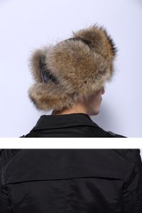 Fashion- autumn and winter thickening fur hat fox fur cap to keep warm men's fur hat hot sale
