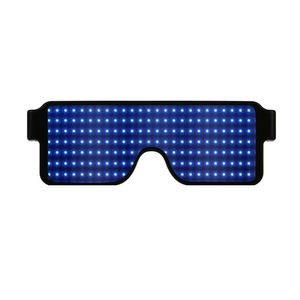 LED Light Okulary Wyświetlaj Okulary Urodziny Halloween Boże Narodzenie