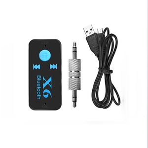 high quality Bluetooth Receivers Car Kit with Mic Music Wireless Adapter A2DP 3.5mm Stereo Audio Receiver For Phones