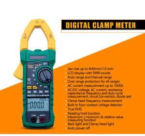 MASTECH MS2015A Auto Range Digital AC 1000A Current Clamp Meter True RMS Multimeter Frequency With Non contact Voltage Detector