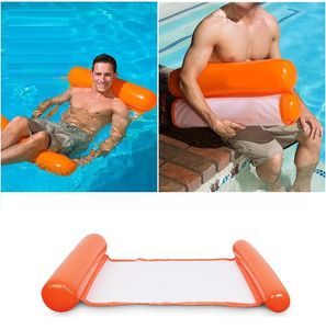 Wholesale 100Pcs New Outdoor air mattress portable water Floating inflatable sofa recliner mattress inflatable pool bed