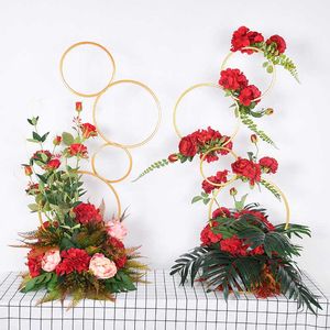 Новый стиль оптовой Tall цветочный стенд металла канделябры цветов Подставка для свадебных senyu0107